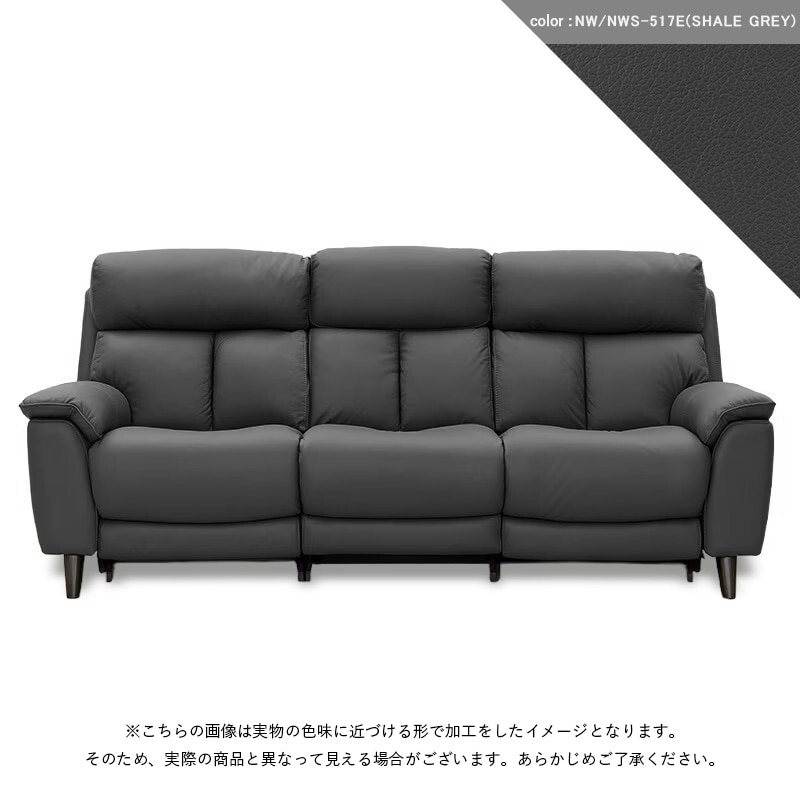 3人掛 電動ソファ GLIDE(RSZ-13222-PRYW1)3S2UE NW/NWS-548E 【大型