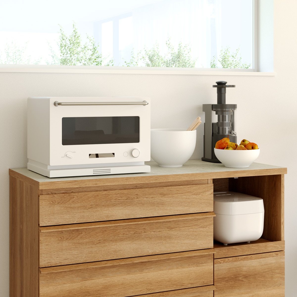 キッチンカウンター コモピア CMA-9012SLNA 白井産業 【お客様組立商品