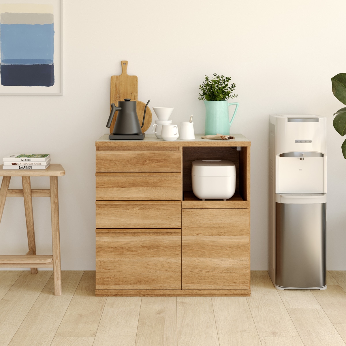 キッチンカウンター コモピア CMA-9090SLNA 白井産業 【お客様組立商品