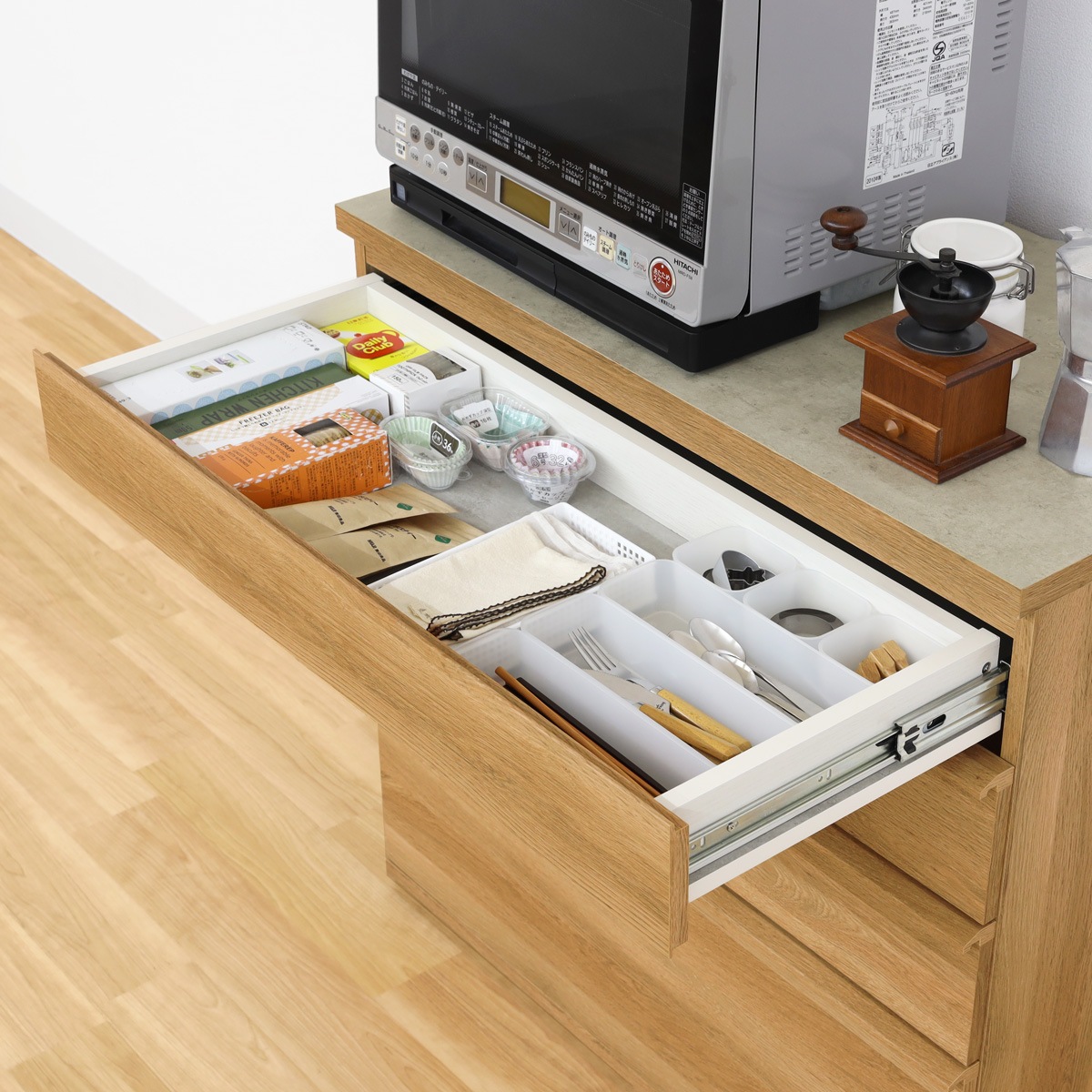キッチンカウンター コモピア CMA-9090HANA 白井産業 【お客様組立商品