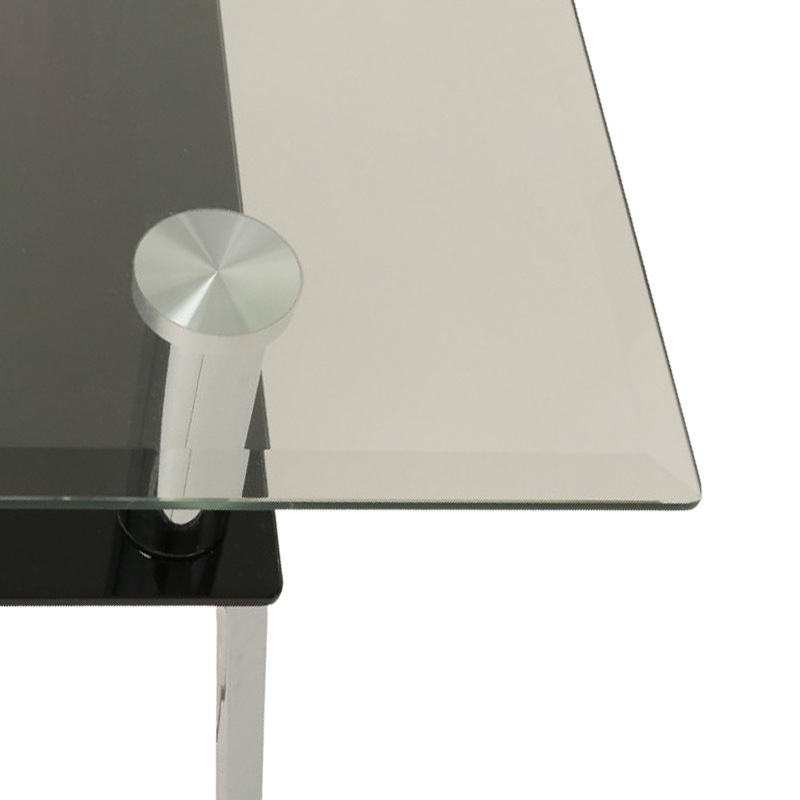 ガラステーブル IF-GTO120N BK【お客様組立商品】の通販｜東京