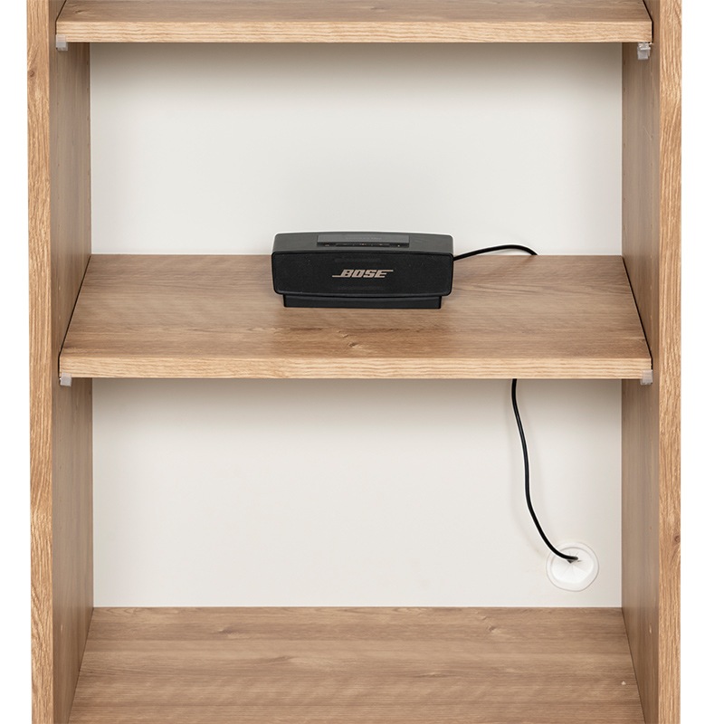 ユニットシェルフセット タプリ 60OP NA x5 + 60扉 NA/IV x5【大型商品