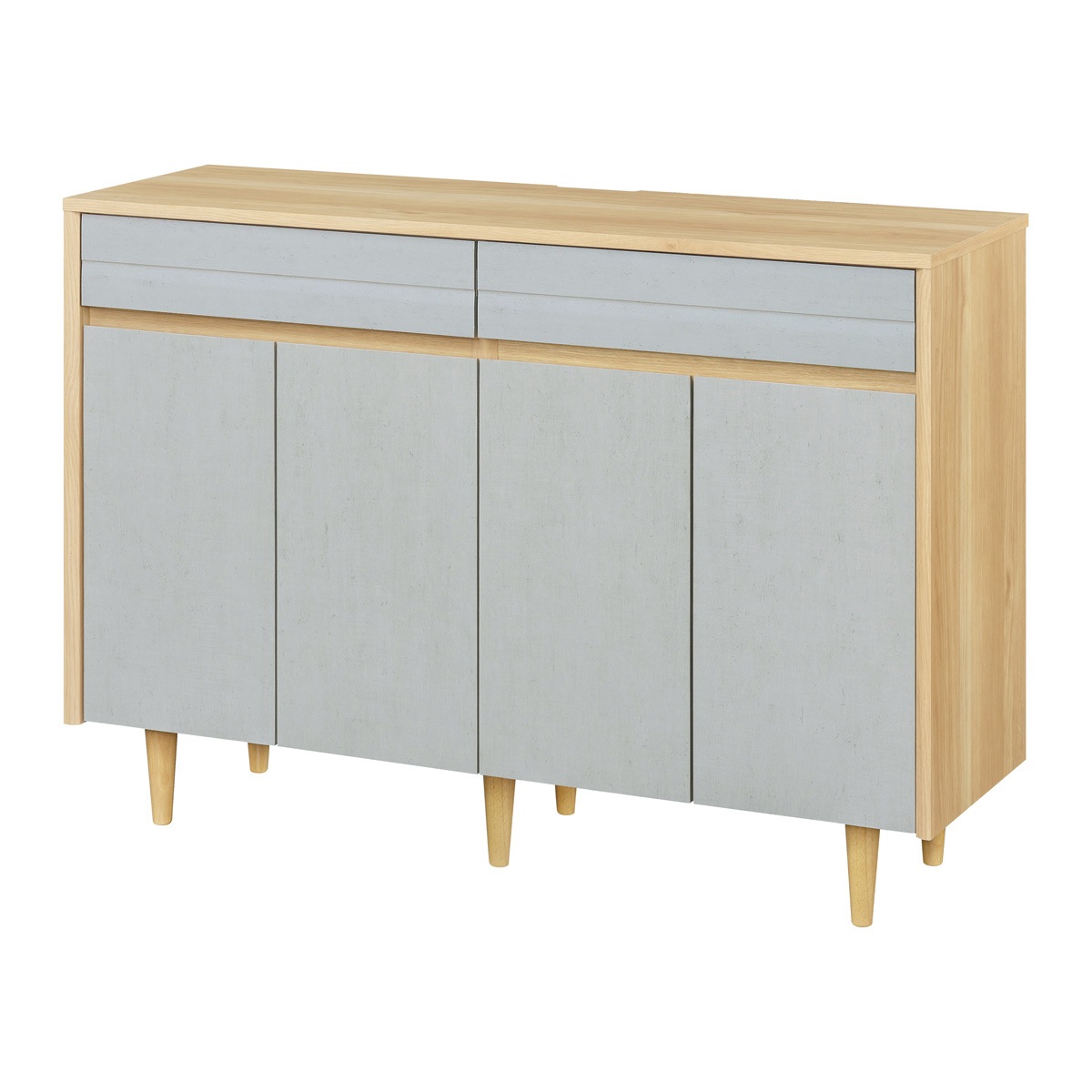 キャビネット ノルフィカ NOR-8512DH 白井産業【お客様組立品