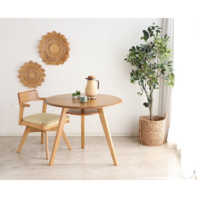 ダイニングテーブル RIGA 90マルDT【大型商品配送】の通販｜東京