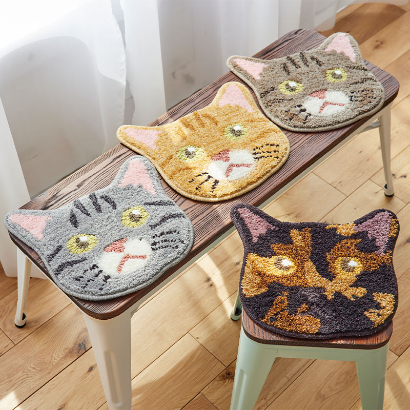 アクセントマット ネコカオ チャトラの通販｜東京インテリア公式通販