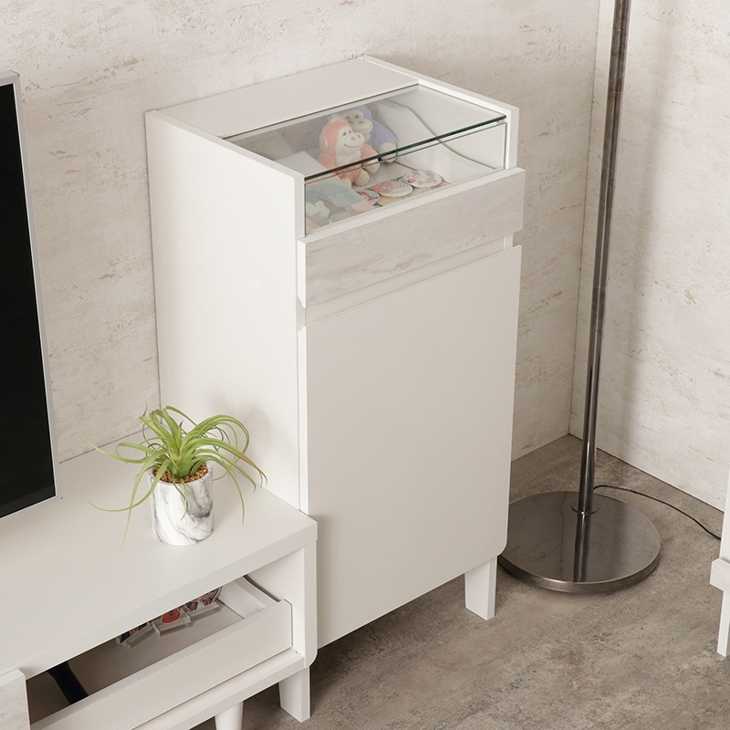 コレクションラック IF オシモア OSM-9040DH WH 【if Home】【お客様