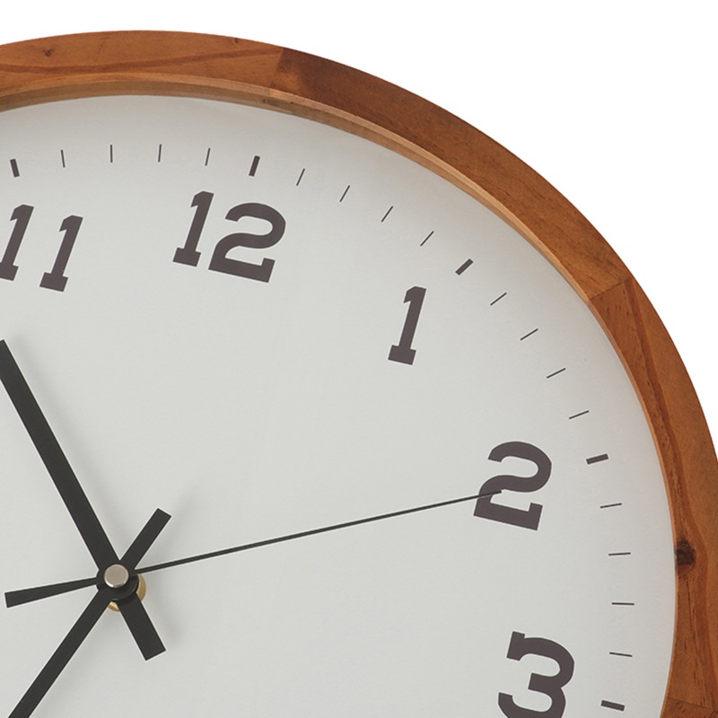 クロック(掛) アイナ ウッドクロック EIN-355-BRの通販｜東京