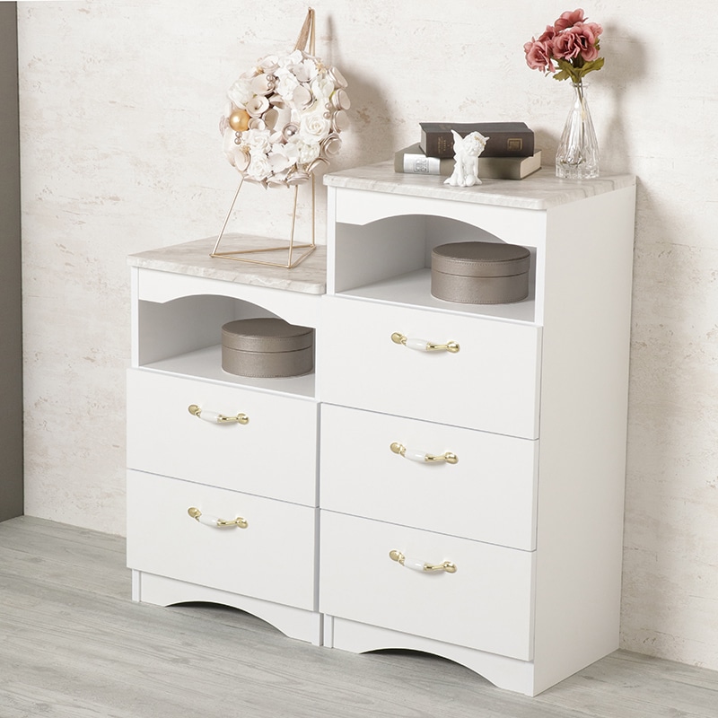 チェスト3段 IF-MWG3【お客様組立商品】の通販｜東京インテリア