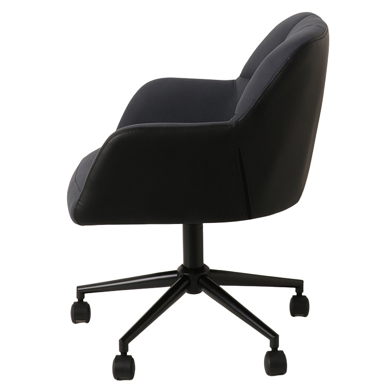 キャスターチェアー IF JM-10 DGY/BK【if Home】【お客様組立商品】の