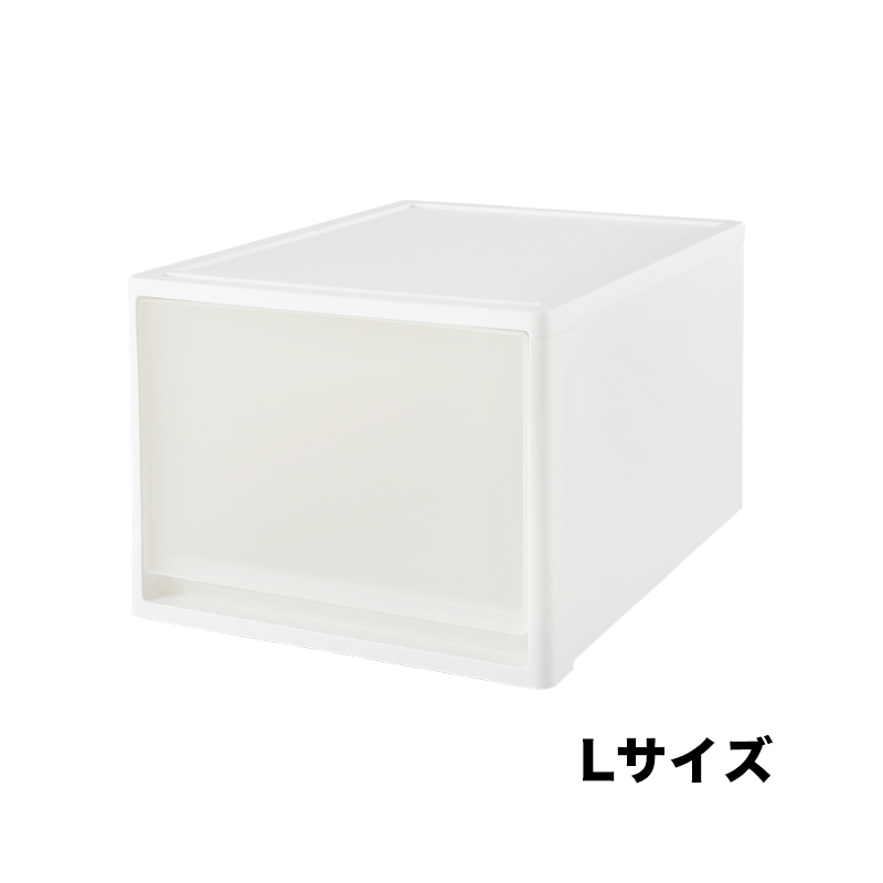 ☆ページ　4つセット クローゼットBOX ストラシーヴォ53-M クローゼット用 WH ※3