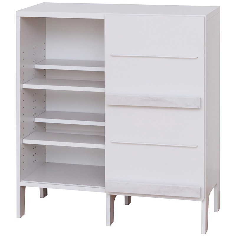 スライドラック IFオシモア OSM-9085SD WH 【if Home】 【お客様組立品