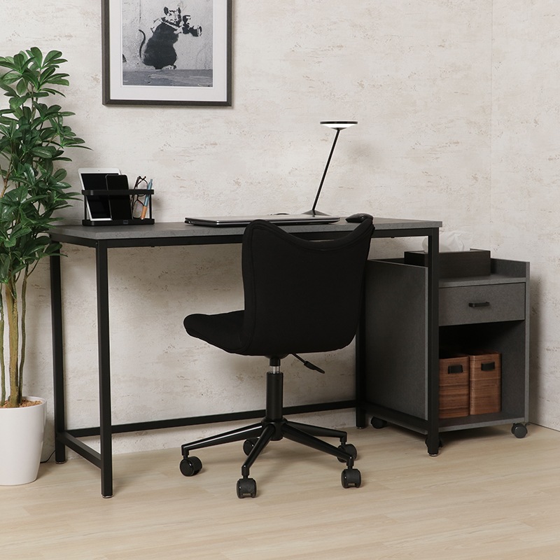 デスク2点セット IF カンテラ 机 ワゴン【お客様組立商品】の通販