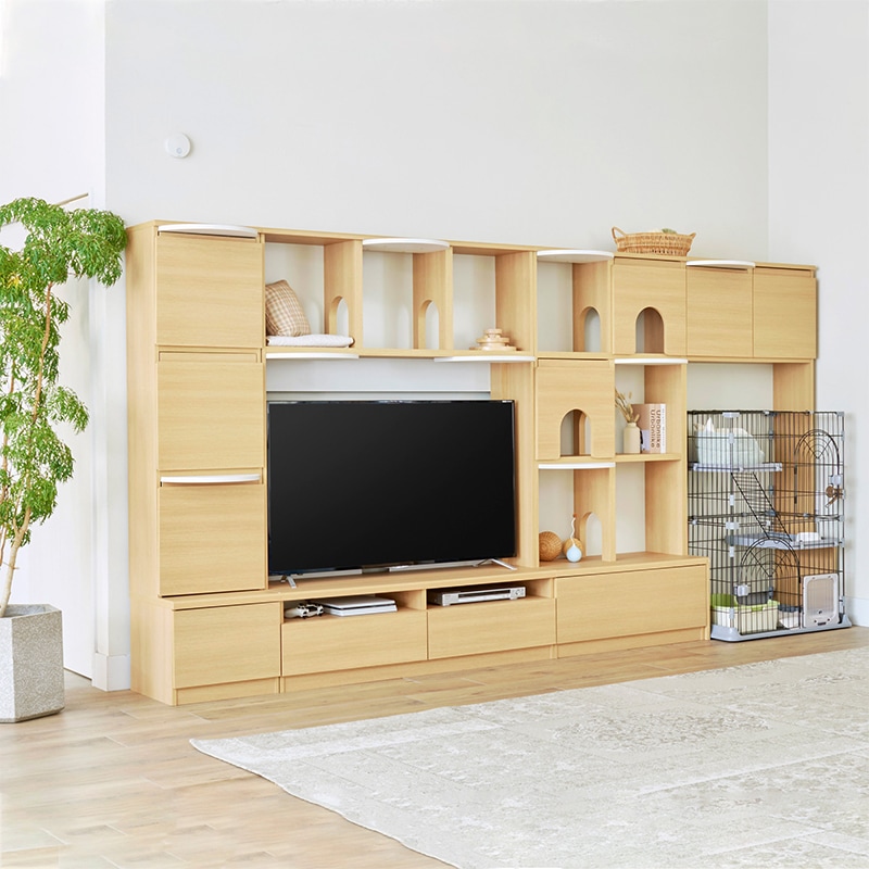 テレビ台 ニャコモ NCM-1813H NA 白井産業【お客様組立品