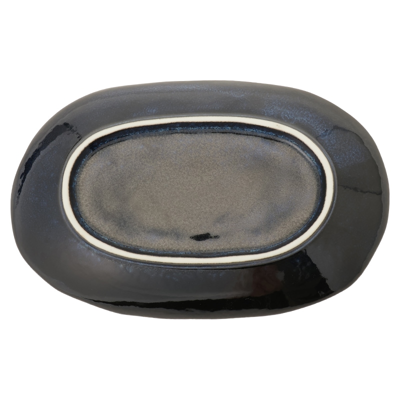 楕円皿 IF 窯変紺 NVの通販｜東京インテリア公式通販