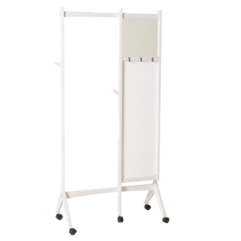 スタンドミラー IFM-3909WH Hanger Mirror 【お客様組立商品】の通販