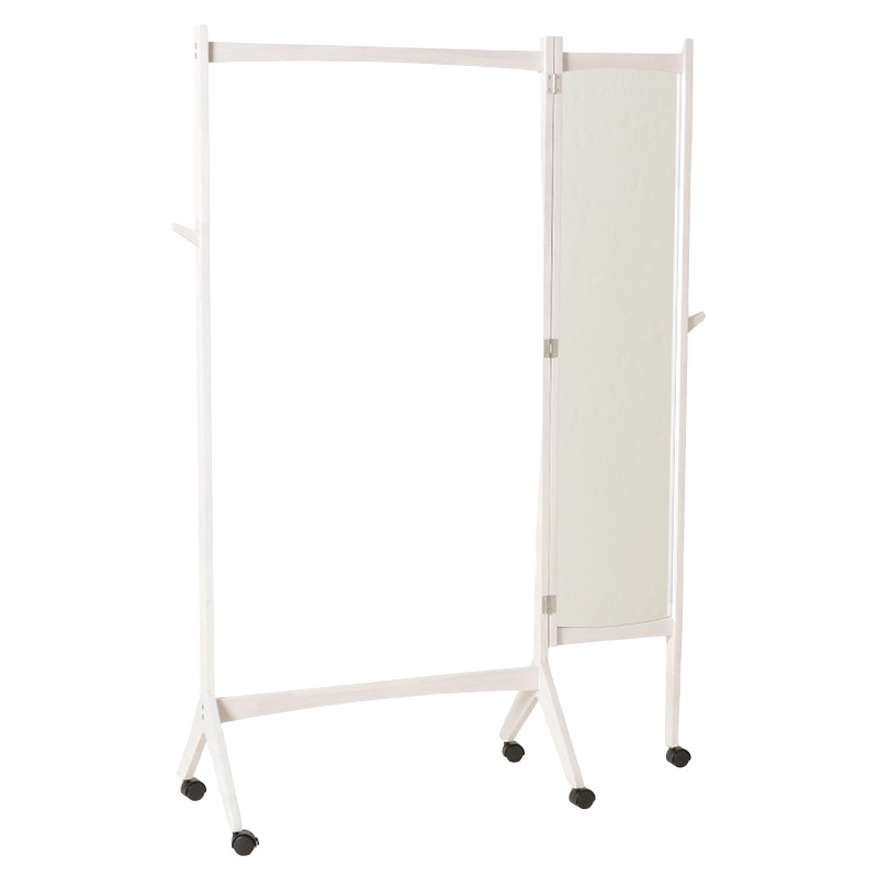 スタンドミラー IFM-3909WH Hanger Mirror 【お客様組立商品】の通販