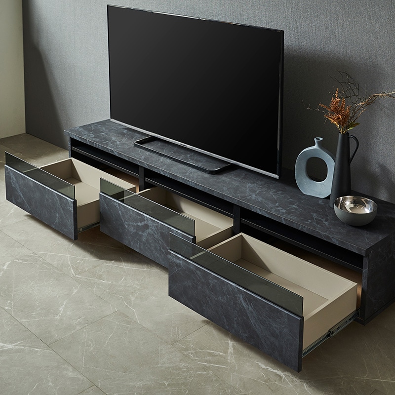 TVボード ブラットン 180LB BK【大型商品配送】の通販｜東京インテリア