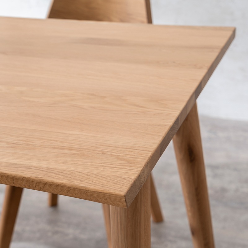 ダイニングテーブル FENIX 165~200TOP OAK + 脚 V-SHAPE LEGS