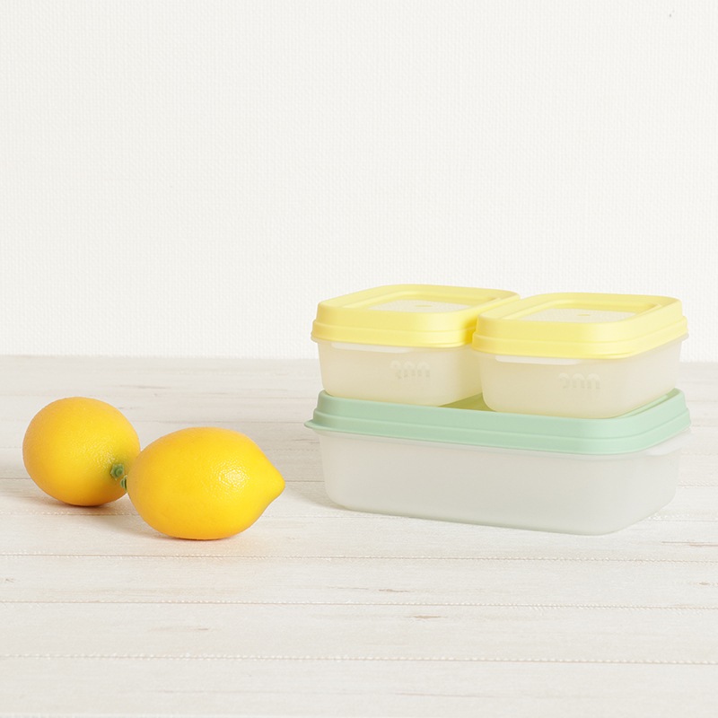 保存容器 ライトパック セカンド300-3P YEの通販｜東京インテリア公式通販