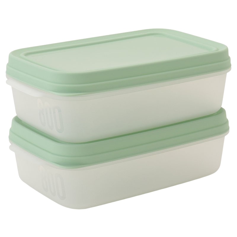 保存容器 ライトパック セカンド800-2P GNの通販｜東京インテリア公式通販