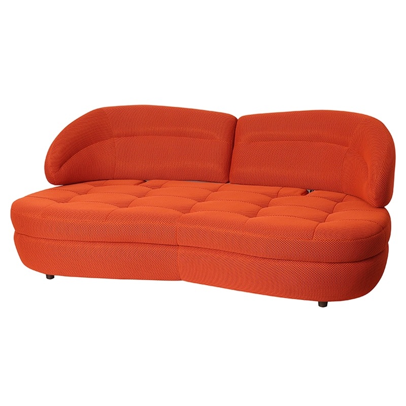 RED TANAKA ソファ本体 Amazon.co.jp: 関家具(Sekikagu) 2人掛ソファ オレンジ ファブリック