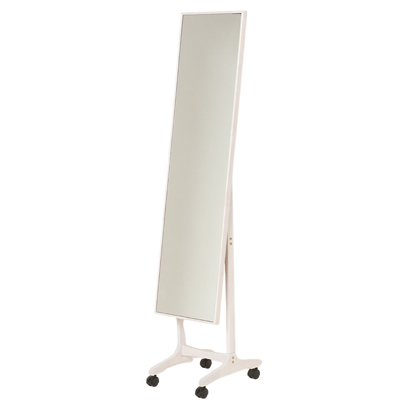 スタンドミラー IFM-3910WH Caster Mirror 【お客様組立商品】の通販