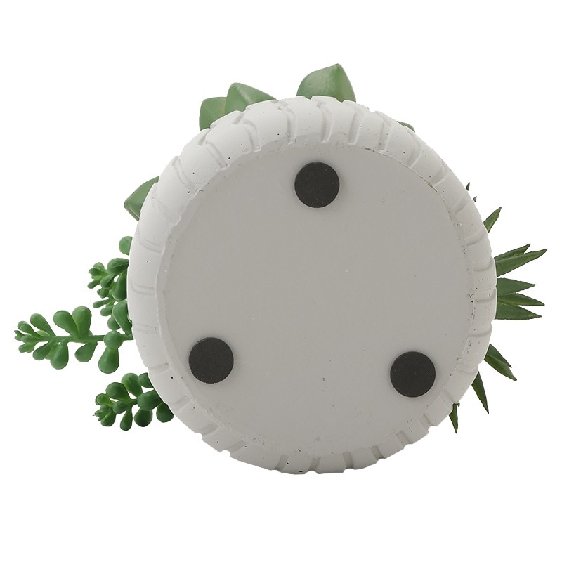 インテリアグリーン 多肉 セメント寄せ植え ウェーブ BF-1803315 の