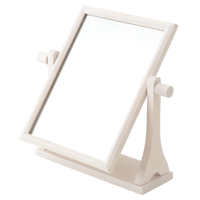ウィンターセール！フランス製ハンドメイド鏡 卓上ミラー IFM-3911WH Frame Mirror S 【お客様組立商品】の通販