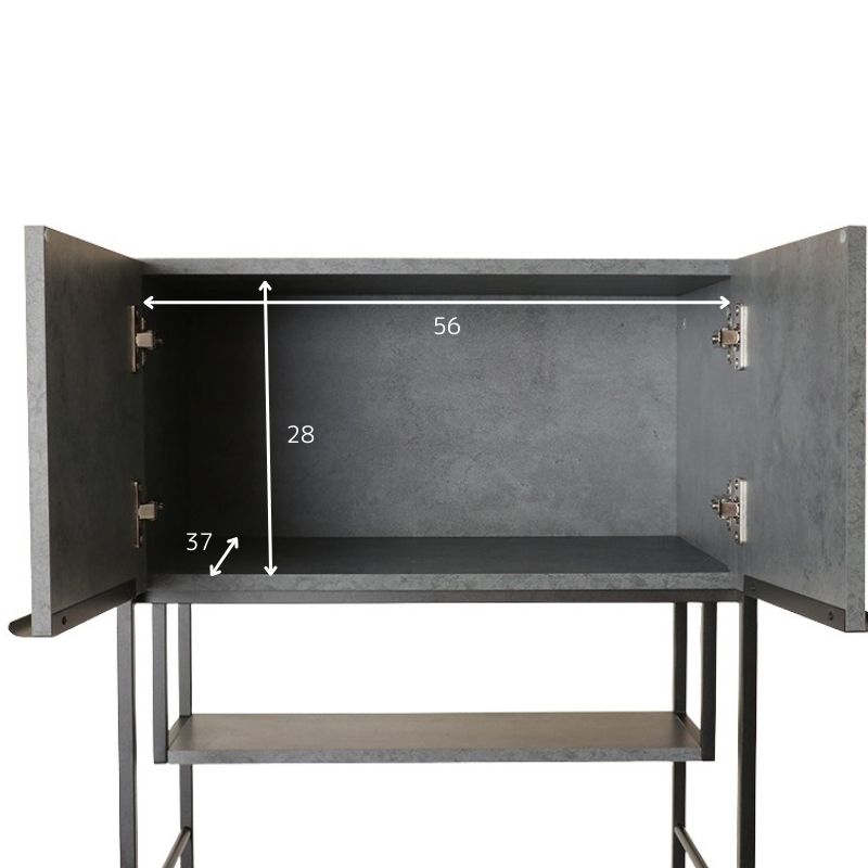 ダイニングボード 49215 IFクレデンツァ1860C CBK【お客様組立商品】の