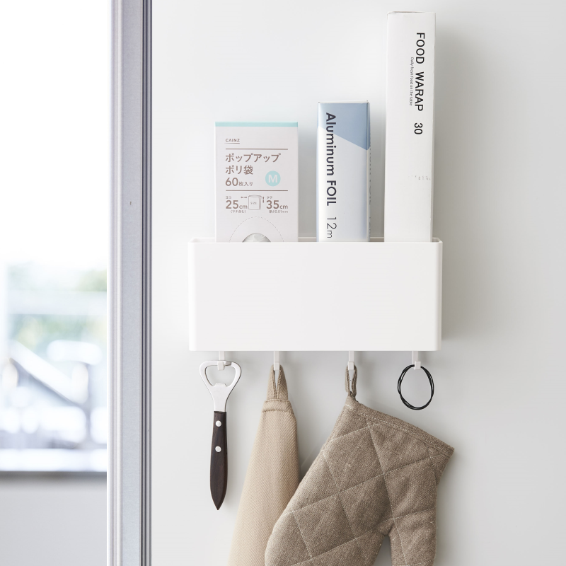 マグネットストレージボックス タワー ワイド ホワイトの通販｜東京