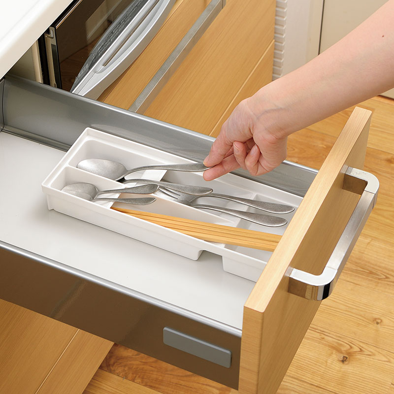 トトノ 引き出し用カトラリースタンドR WHの通販｜東京インテリア公式通販