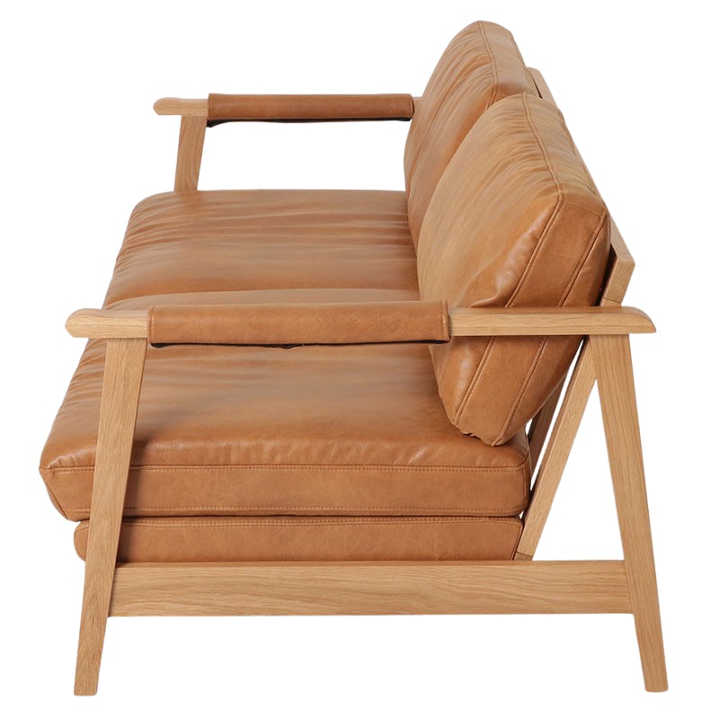 3人掛ソファ ベイク 3Pミドル CAM キャメル【大型商品配送】の通販