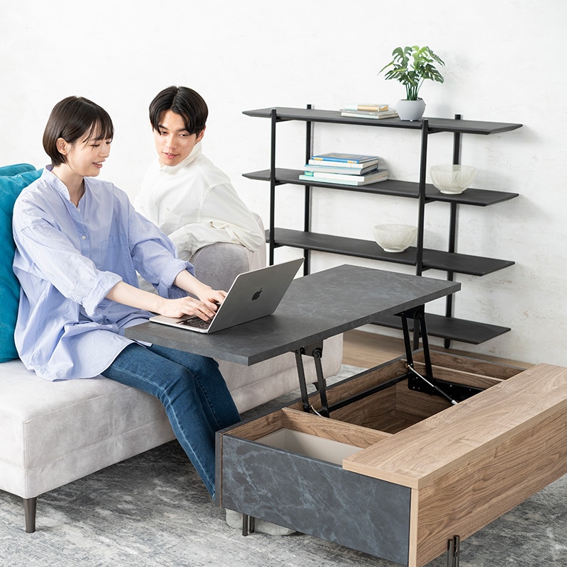 リフトテーブル ブラットン 110リフトアップLT BK【大型商品配送】の