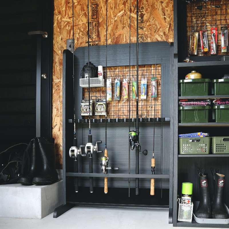 ロッドスタンド ペスカレージ PSR-1280RSBK 白井産業 【お客様組立品