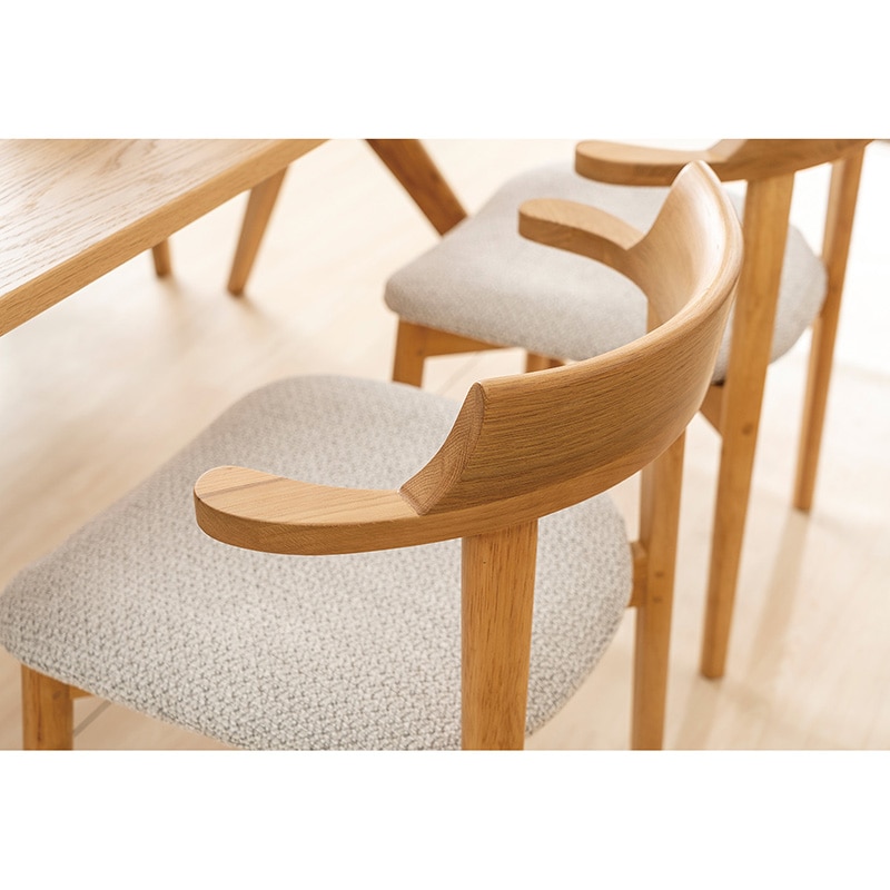 セミアームチェア Balder(バルドル)DC WOOD NA ※単品・カバーあり