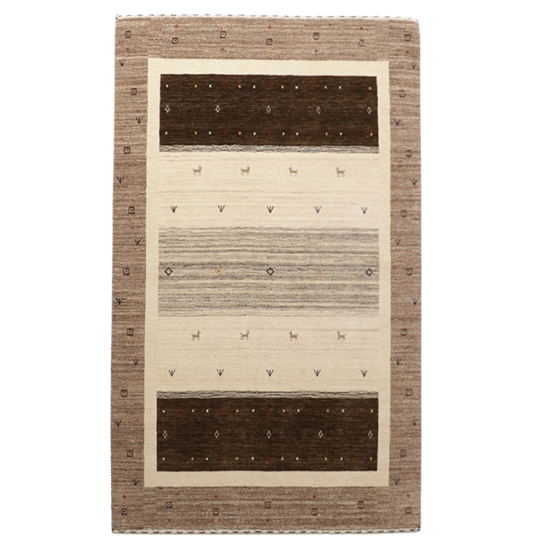 実店舗のみ取扱い商品】ギャッベM Explorer2 BR if HOME※2サイズ有の