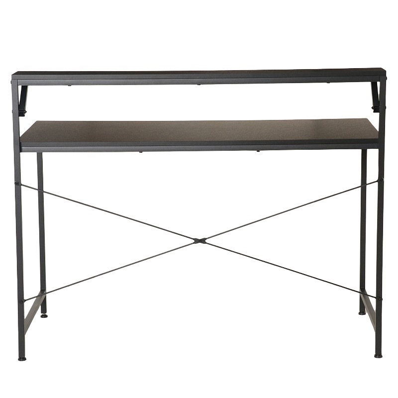 棚付きデスク IF ディーフ12055 BK【お客様組立商品】の通販｜東京