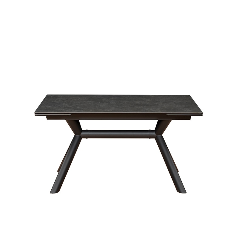 伸長ダイニングテーブル NICOLA mini 140EXT(HT2338B-GN-E)ブラック