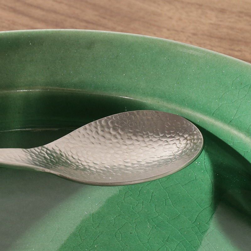 確認用です　カレー皿 イケダ ステンレスカレー皿 小（スプーンのオマケ付き） | 食器と台所