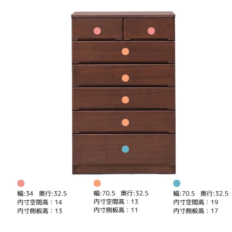 ハイチェスト YURA 80-6【大型商品配送】の通販｜東京インテリア公式通販