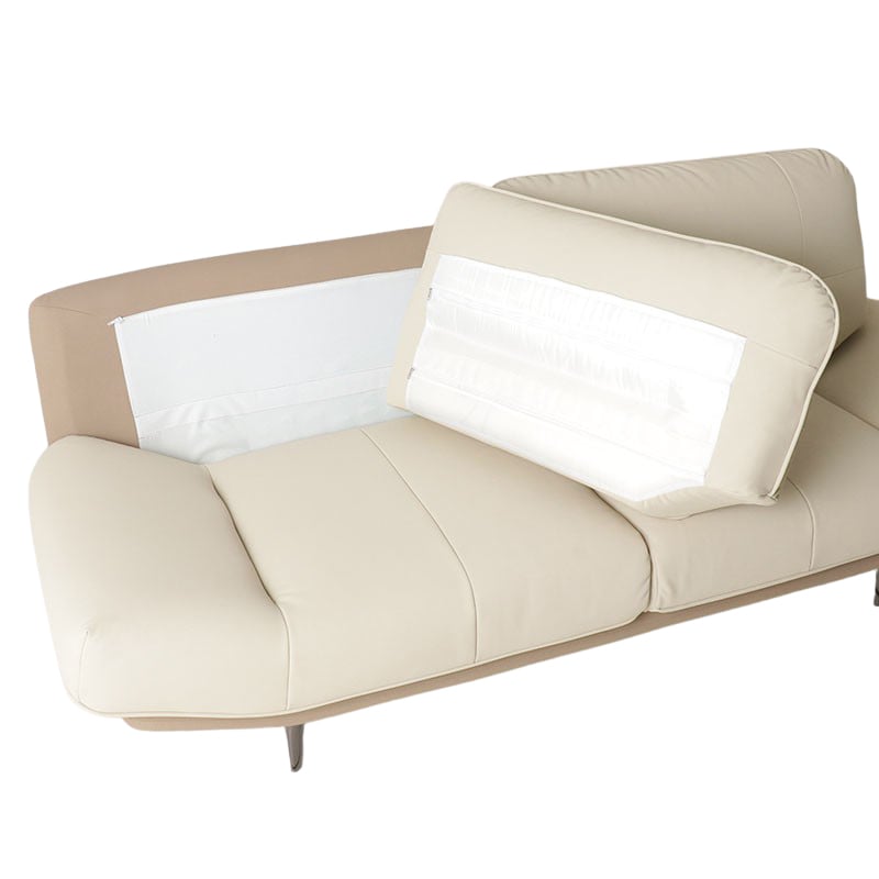 ソファ　ホワイト ソファー 3人掛け 4人掛け 幅295cm ファブリック ホワイトソファ