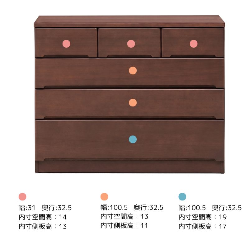 タンス　送料込み ローチェスト YURA 110-4【大型商品配送】の通販｜東京インテリア公式通販