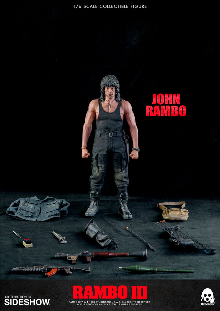 映画「ランボー」に登場するジョン・ランボーを1/6で再現した