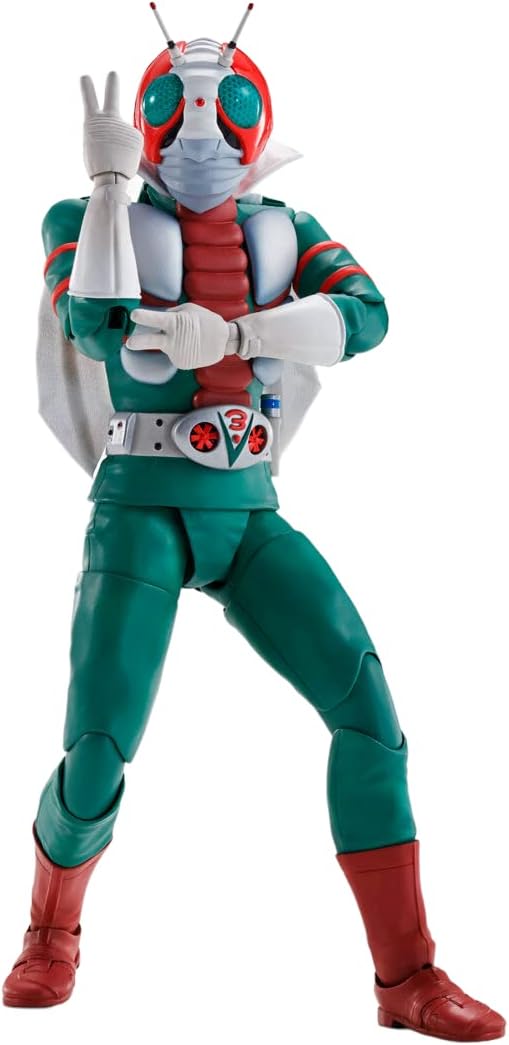 s.h.フィギュアーツ　真骨頂　仮面ライダーV3 レビュー】S.H.Figuarts（真骨彫製法） 仮面ライダーV3