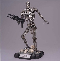 けーすけエンドスケルトン　フィギュア ケース製作事例「金属製 1/4スケール ターミネーター エンド