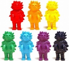 マルサンソフビレインボーシリーズ03 ピグモン7体セット 0220090000042.jpg