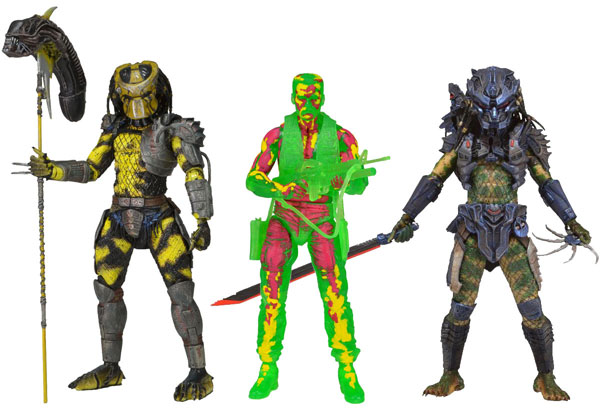 プレデター フィギュア 3体セット プレデター フィギュア 3体セット プレデターズ アクションフィギュア