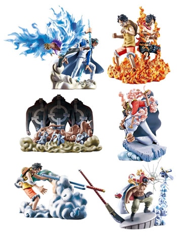 ONE PIECE LOGBOX ワンピース マリンフォード篇 前篇 6個入りBOX