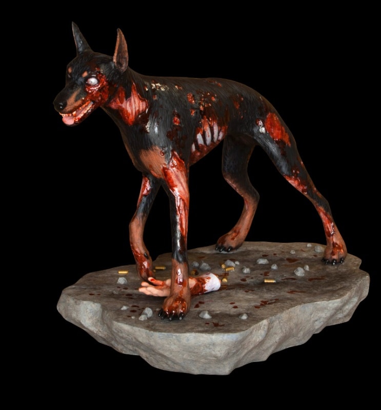 【希少】バイオハザード ゾンビ犬 スタチュー 世界750体限定 Amazon.co.jp: バイオハザード HCG ゾンビ犬 フィギュア