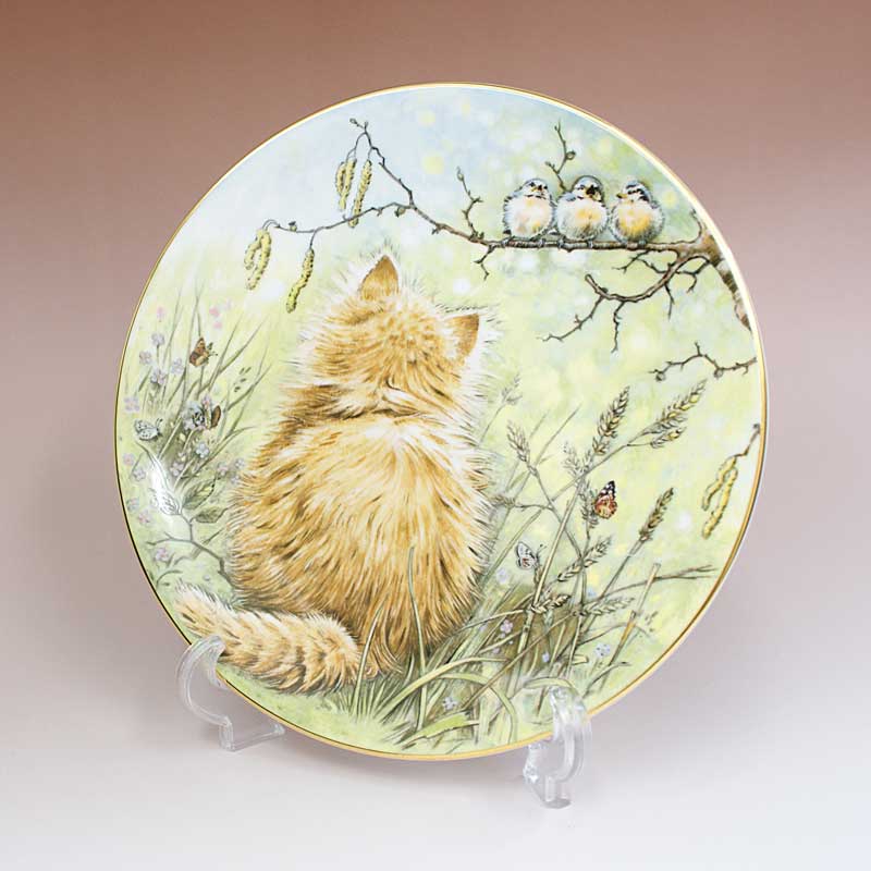  Worcester ロイヤルウースター 絵皿 猫 犬 プレートセット Royal Worcester ロイヤルウースター 絵皿 猫 犬 プレートセット